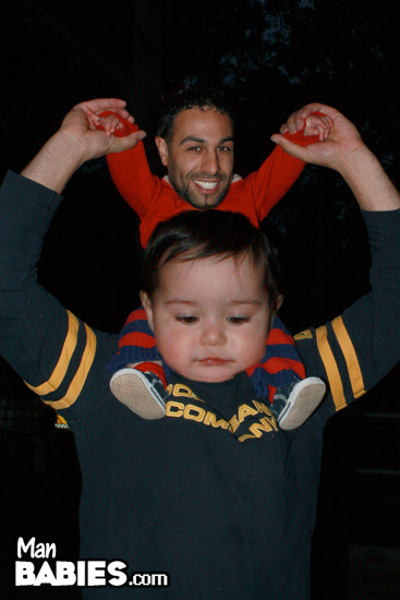 Shoulder ride!