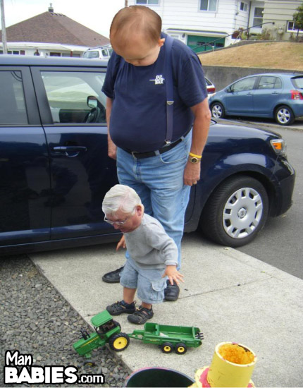 Playin with my tractor.